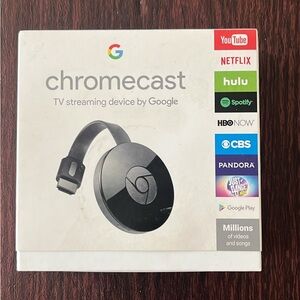 Google Chromecast Streaming Device in Black